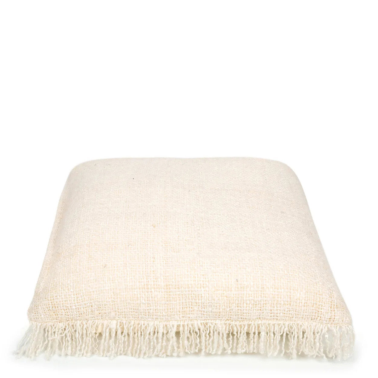 Bazar Bizar Kissenbezug Oh My Gee Creme 60x60 cm – Boho Baumwolle