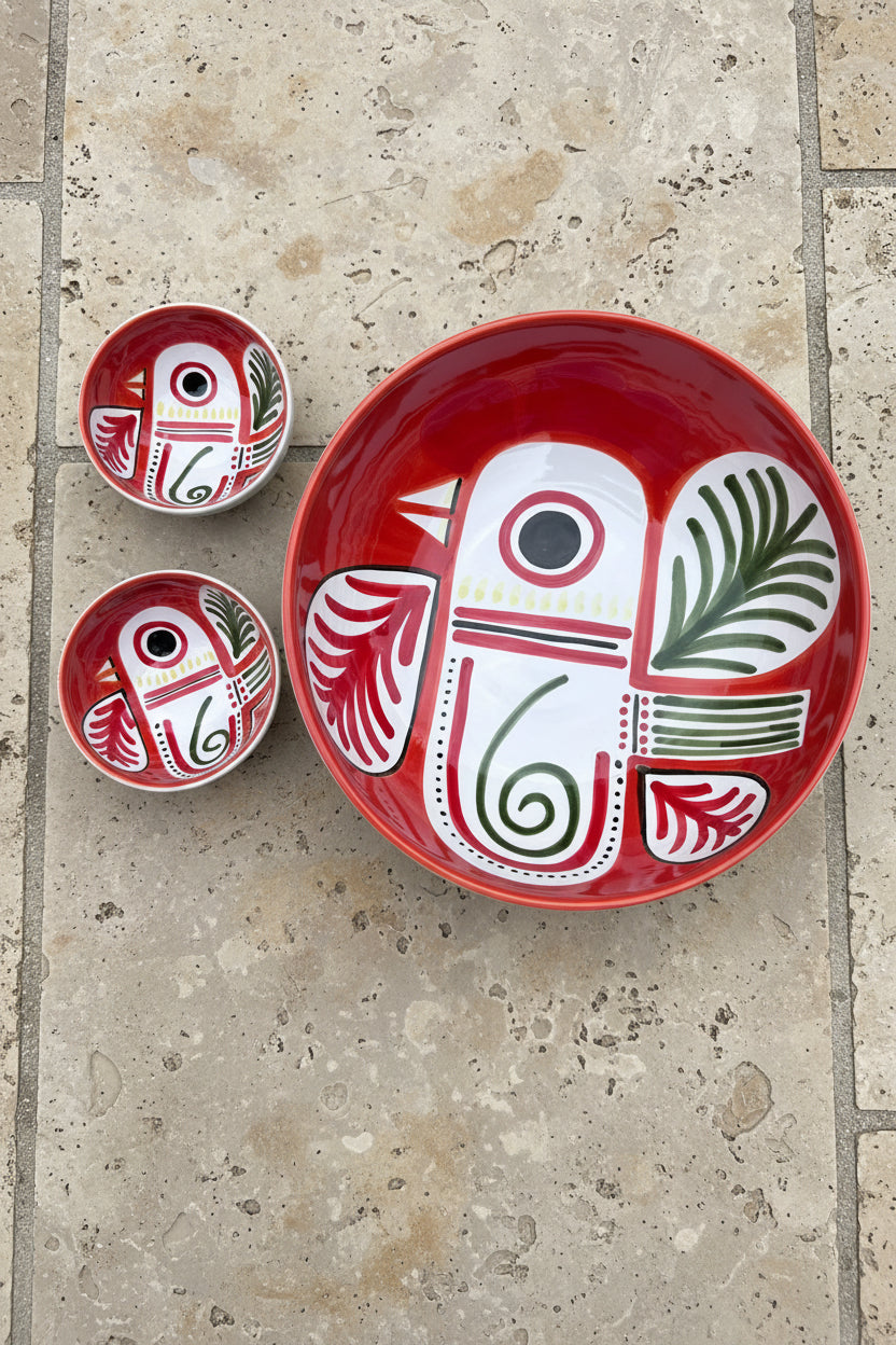 Ceramiche De Simone -Marettimo Schale – handbemalte Keramik (Ø 10 cm)