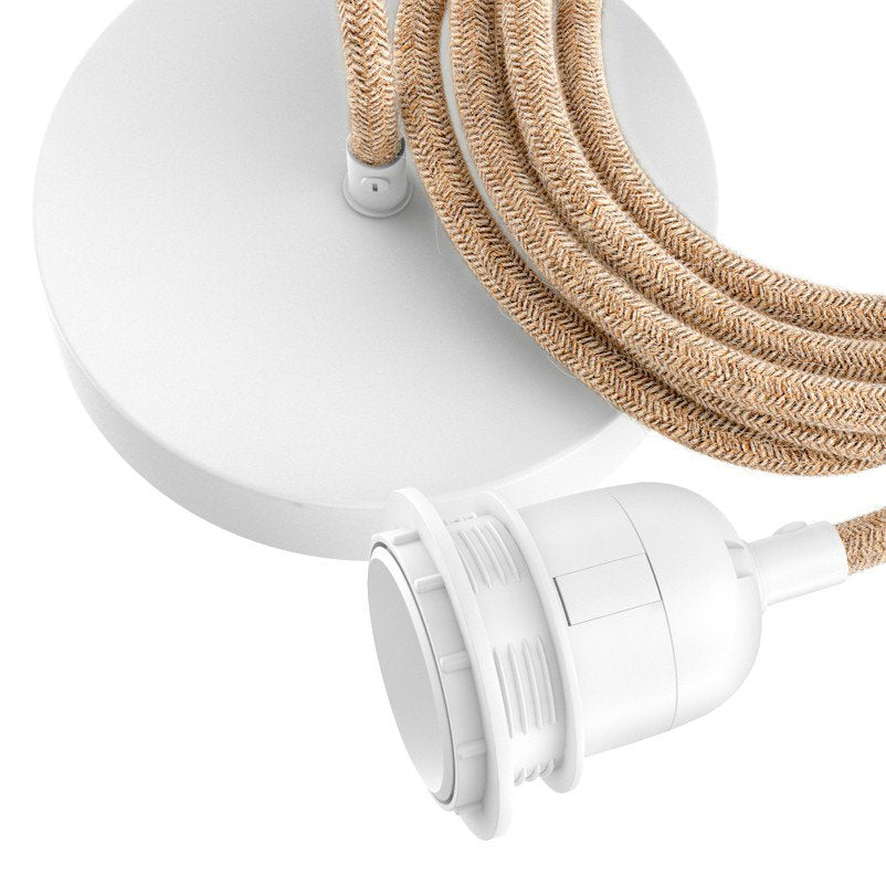 Bazar Bizar Deckenaufhängung – Natural White – E27 Fassung
