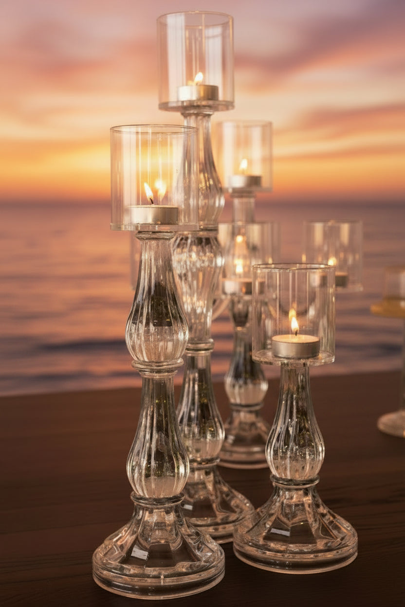 AULICA Glas-Kerzenhalter 21 cm – Istrien