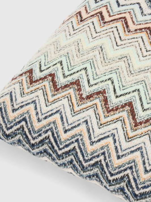 Missoni Home Kissen Forest 40 × 40 cm Blau Mehrfarbig – Baumwoll-Wollmischung