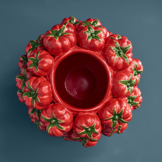 WERNS Tomatenvase aus Keramik – Designvase 27 cm | Handgefertigt