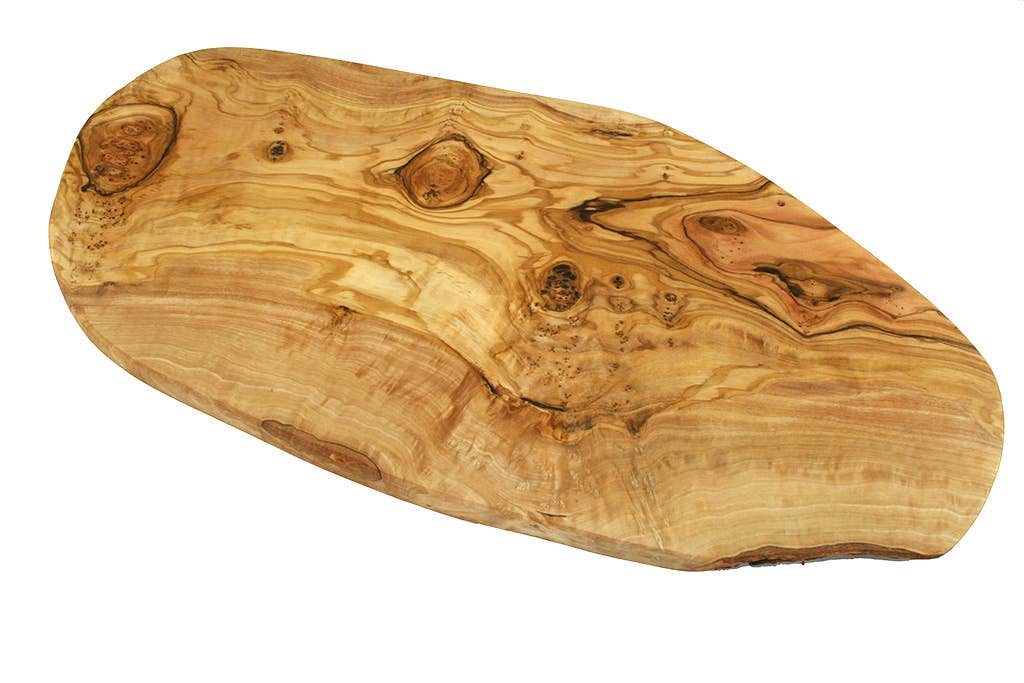 Schneidebrett aus Olivenholz Naturform 45 cm – Jure
