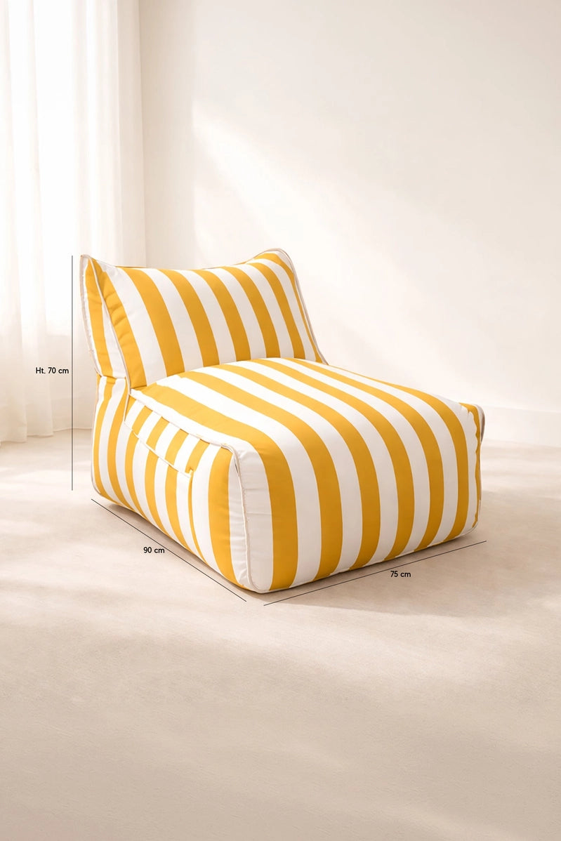 Outdoor Indoor Sessel Gelb – Moderner Loungesessel für Garten & Wohnzimmer