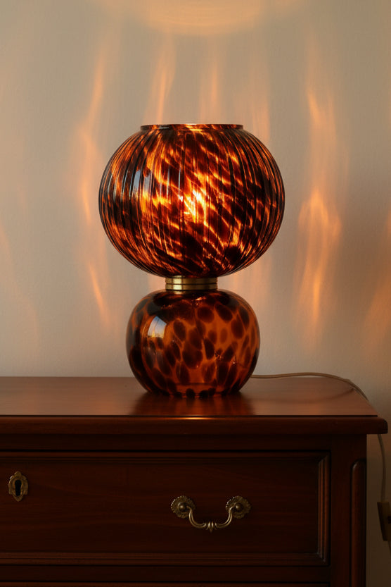 Adonis Tischlampe – Bernstein - Braun