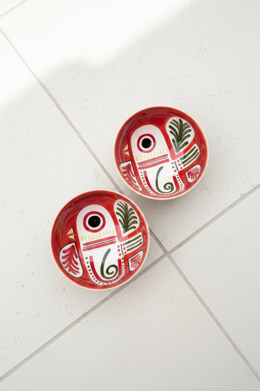 Ceramiche De Simone -Marettimo Schale – handbemalte Keramik (Ø 10 cm)