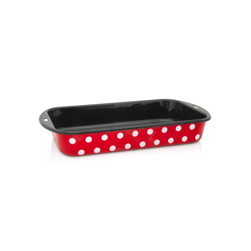 Emaille Auflaufform 34x20 cm – Metalac Ofenform