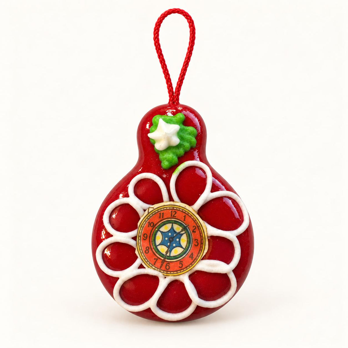 Licitar Uhr – Christbaumschmuck aus Kroatien, 2er-Set