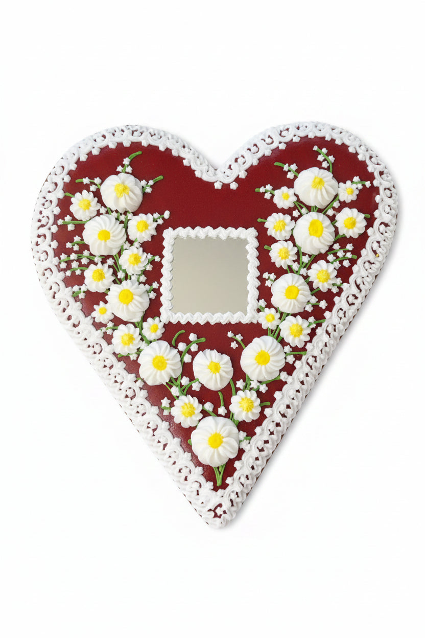 Licitar Herz - Handgefertigte Dekoration aus Kroatien, 32 cm