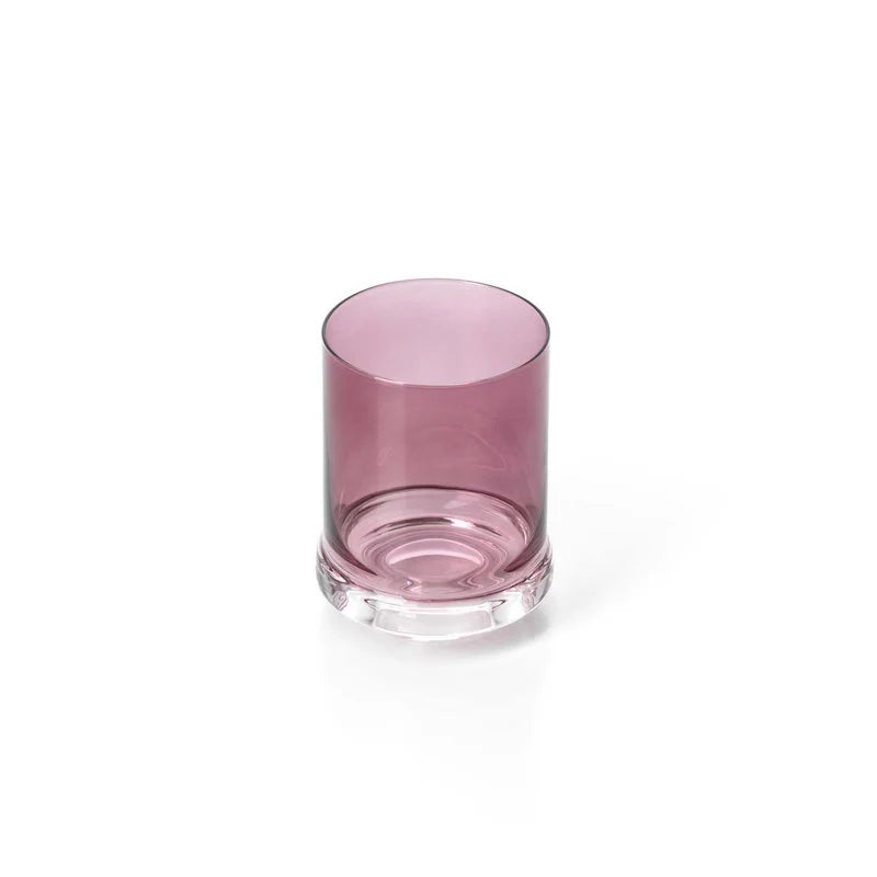 Bazar Bizar DOF Trinkglas Lila – handgefertigtes Glas | 10,4 cm