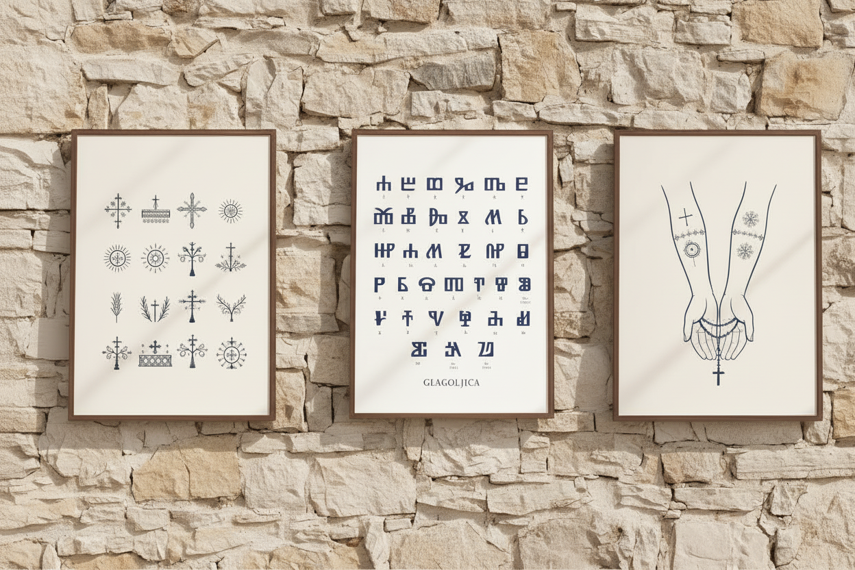 Slavena Studio – Sicanje & Glagolica Kunst mit Tradition