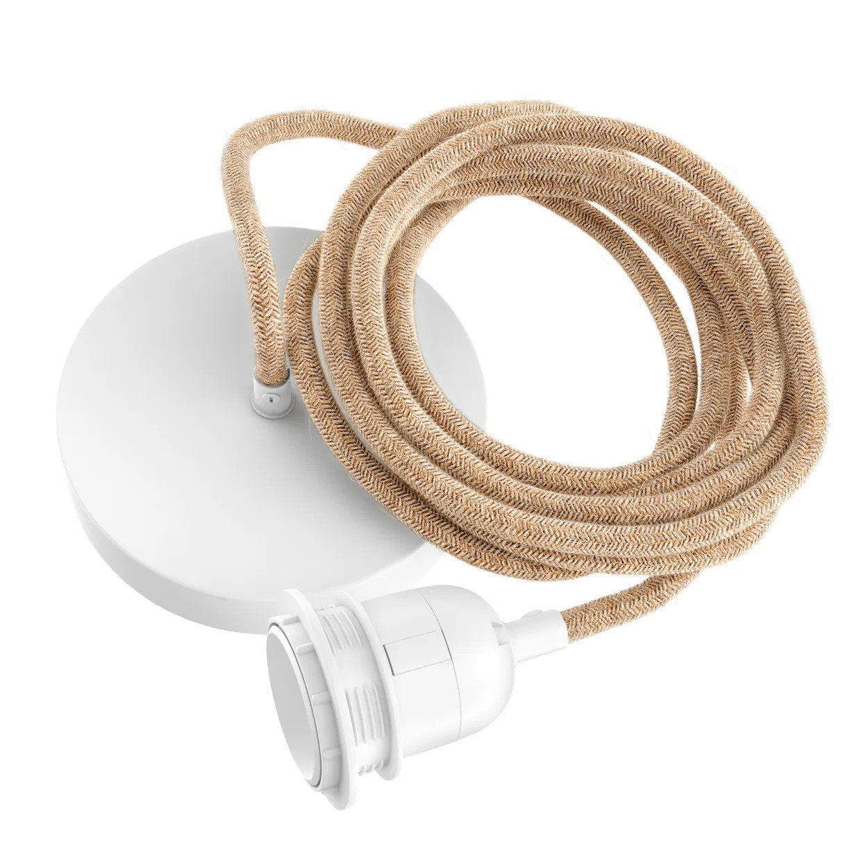 Bazar Bizar Deckenaufhängung – Natural White – E27 Fassung
