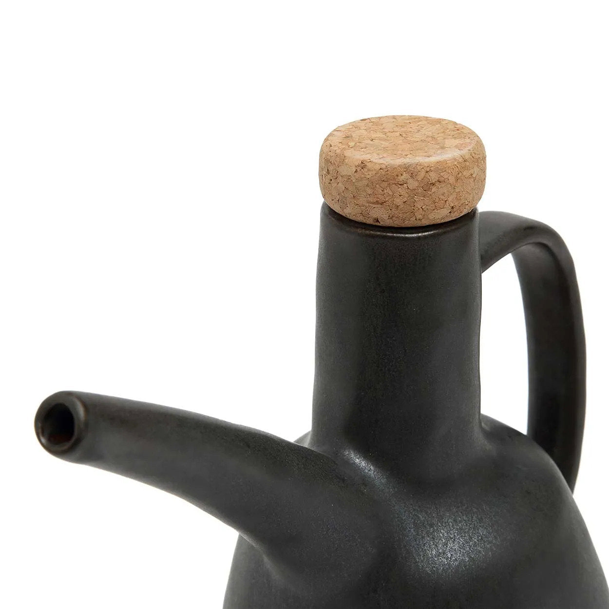 Bazar Bizar Olivenölflasche No. 79 – Schwarz Keramik