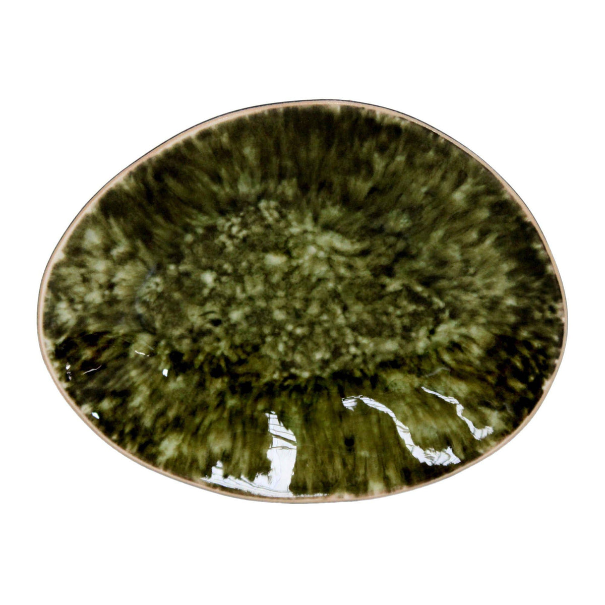COSTA NOVA Riviera ovaler Teller Forêts Grün 16 cm