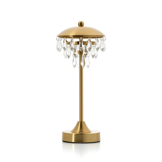 Chandelette LED Tischleuchte in Goldoptik | Bazar Bizar