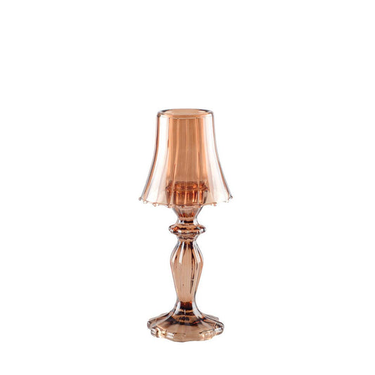 AULICA Glas-Windlicht in Bernsteinbraun 24,5 cm – Konavle