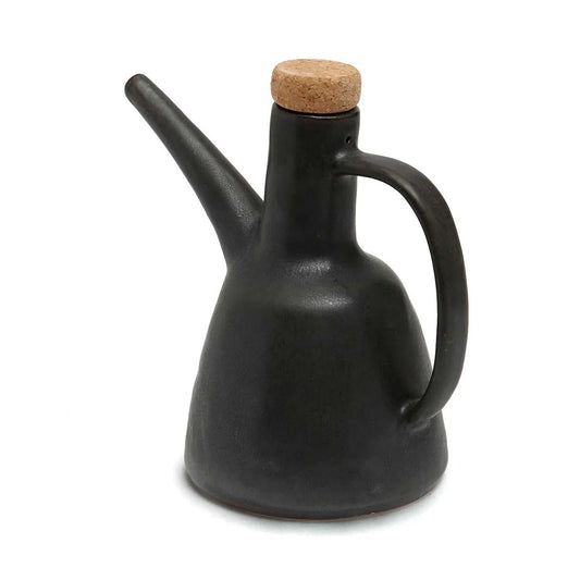 Bazar Bizar Olivenölflasche No. 79 – Schwarz Keramik