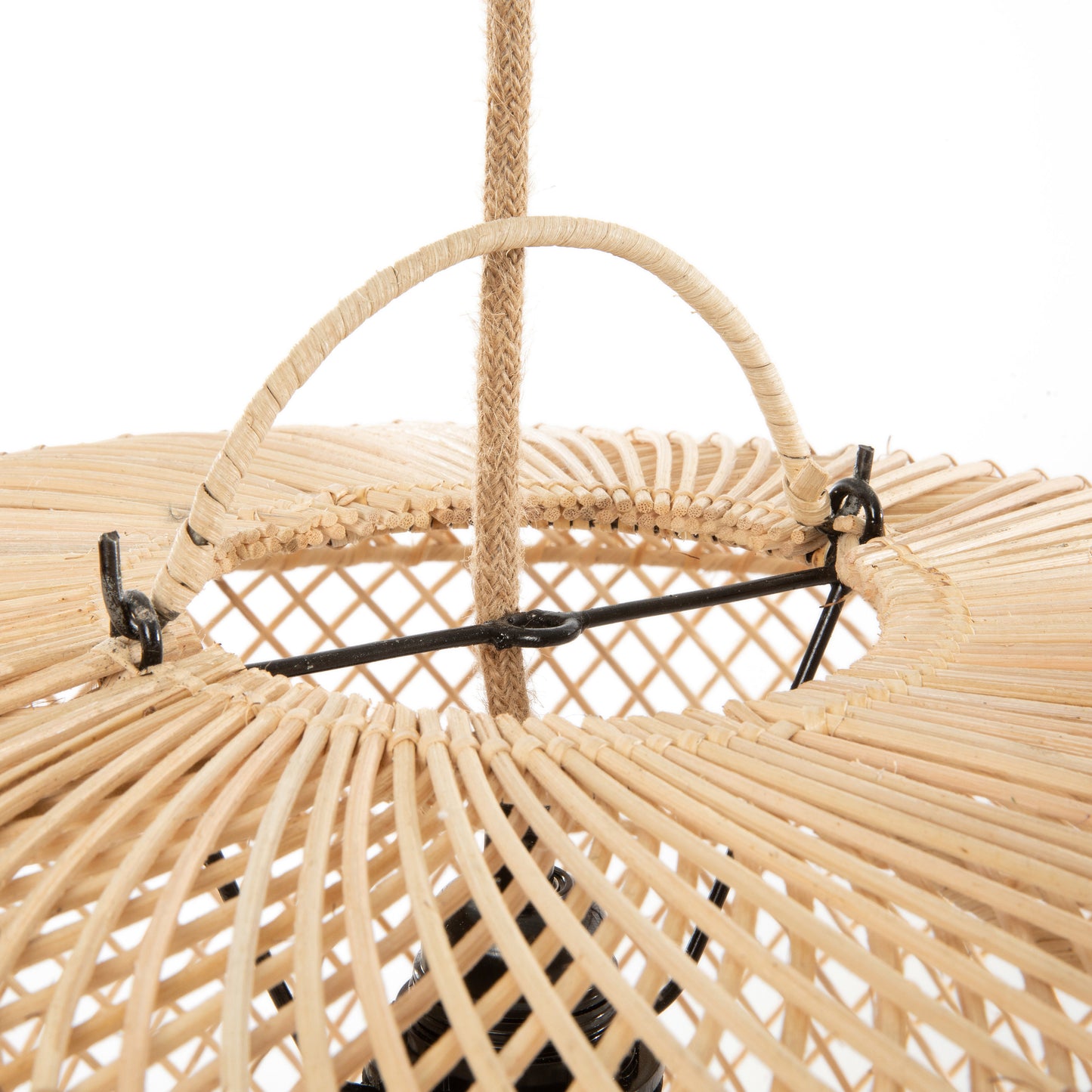 Wholly Pendant Natural M – Rattan Hängelampe Bazar Bizar