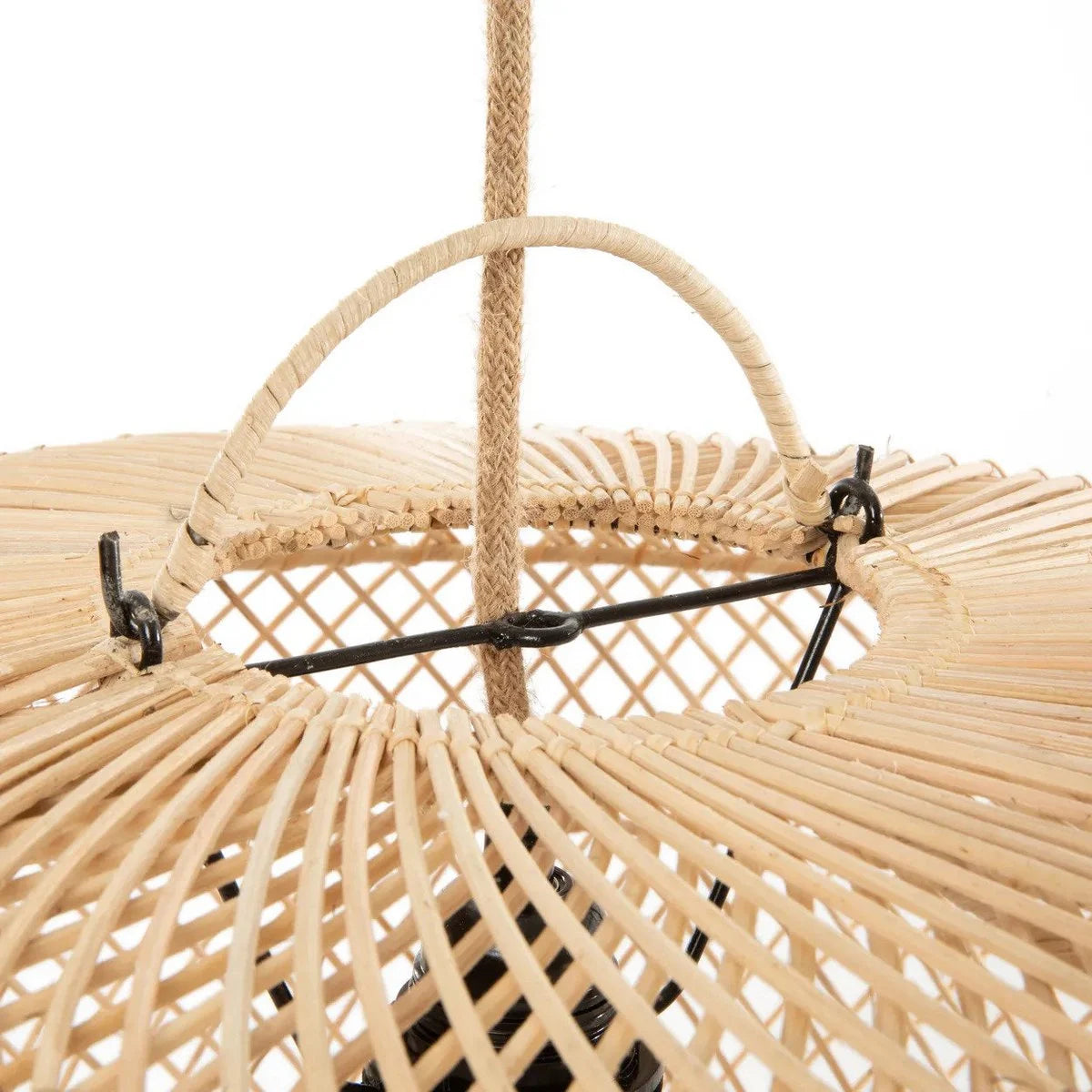 Wholly Pendelleuchte Natural S – Rattan Hängelampe | Bazar Bizar
