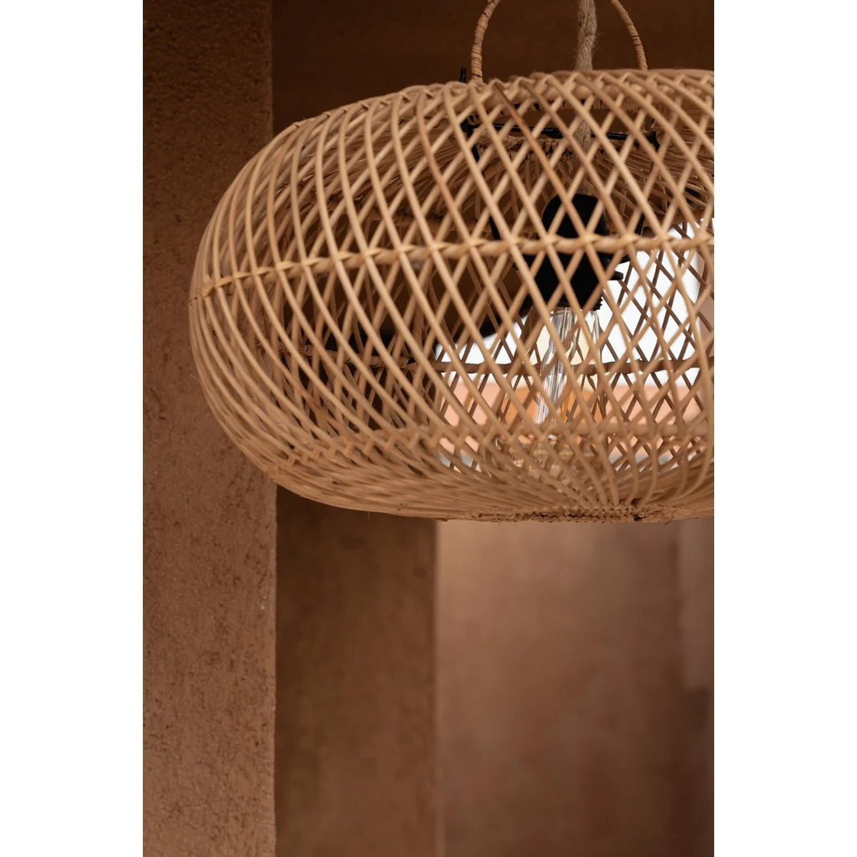 Wholly Pendelleuchte Natural S – Rattan Hängelampe | Bazar Bizar