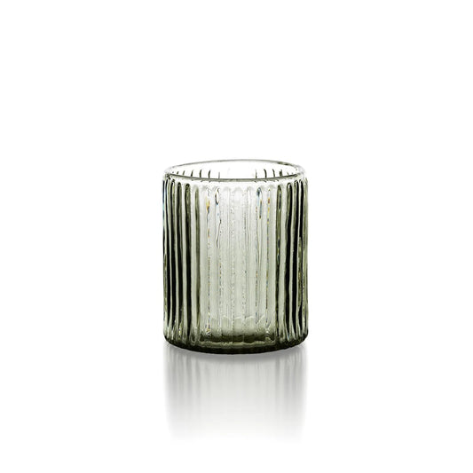 Wasserglas geriffelt – Olive Ribbed Tumbler von Bazar Bizar