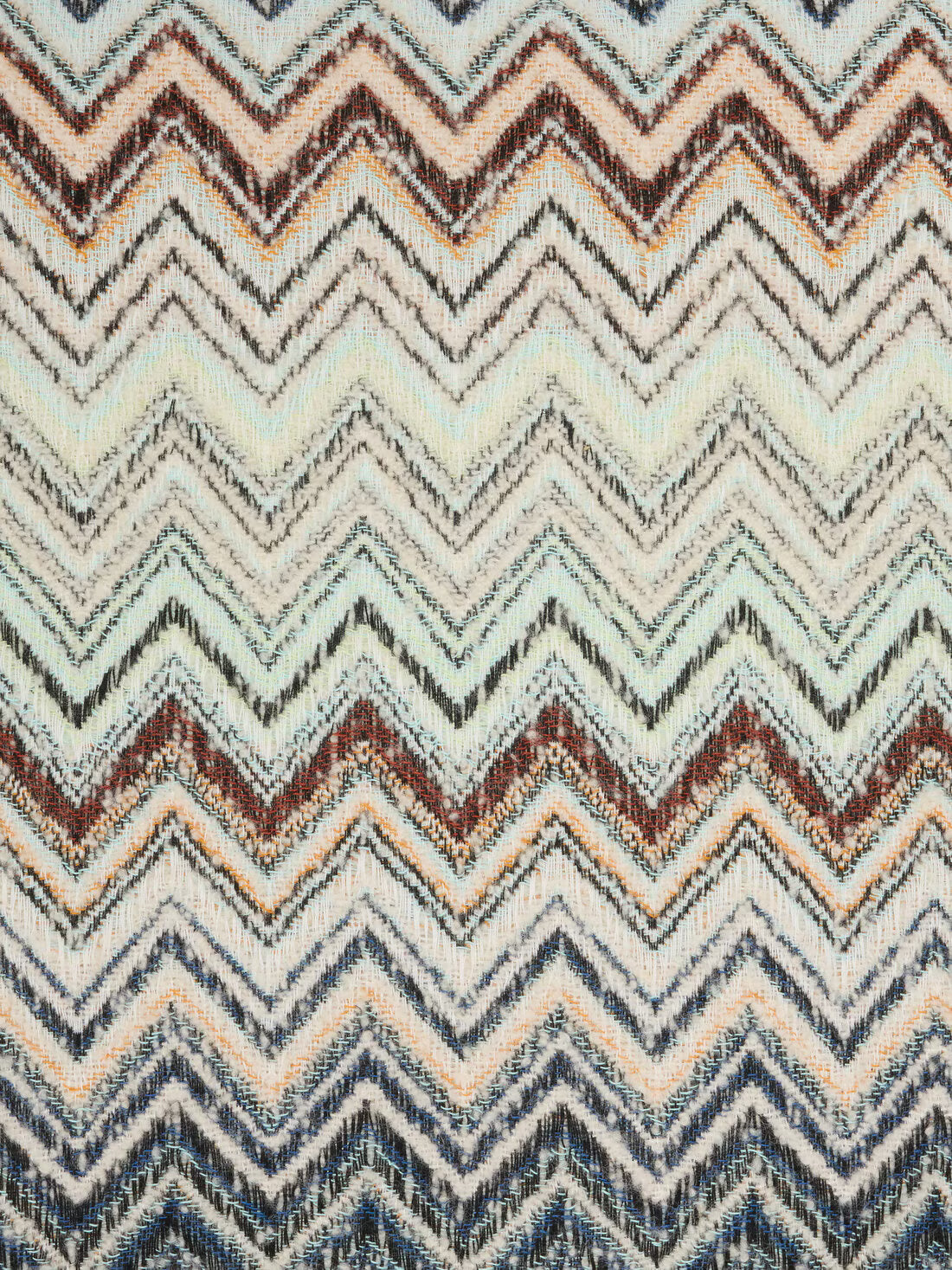 Missoni Home Kissen Forest 40 × 40 cm Blau Mehrfarbig – Baumwoll-Wollmischung