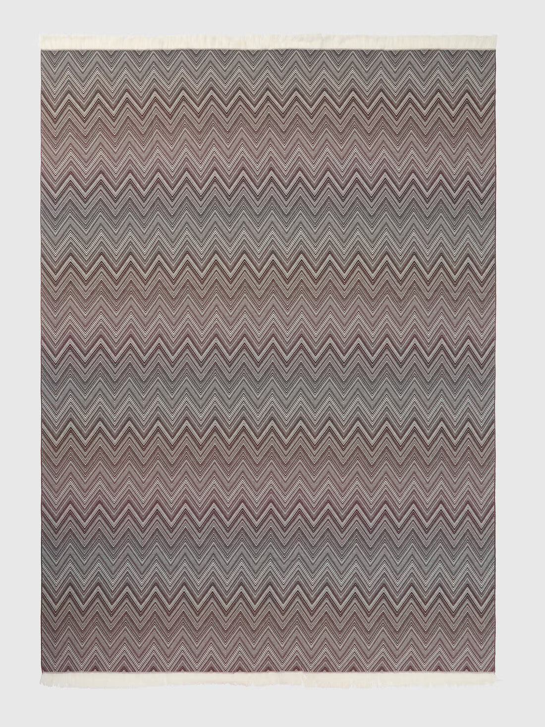 Missoni Home Plaid Timmy 130 × 190 cm Braun/Weiß – 100 % Wolle