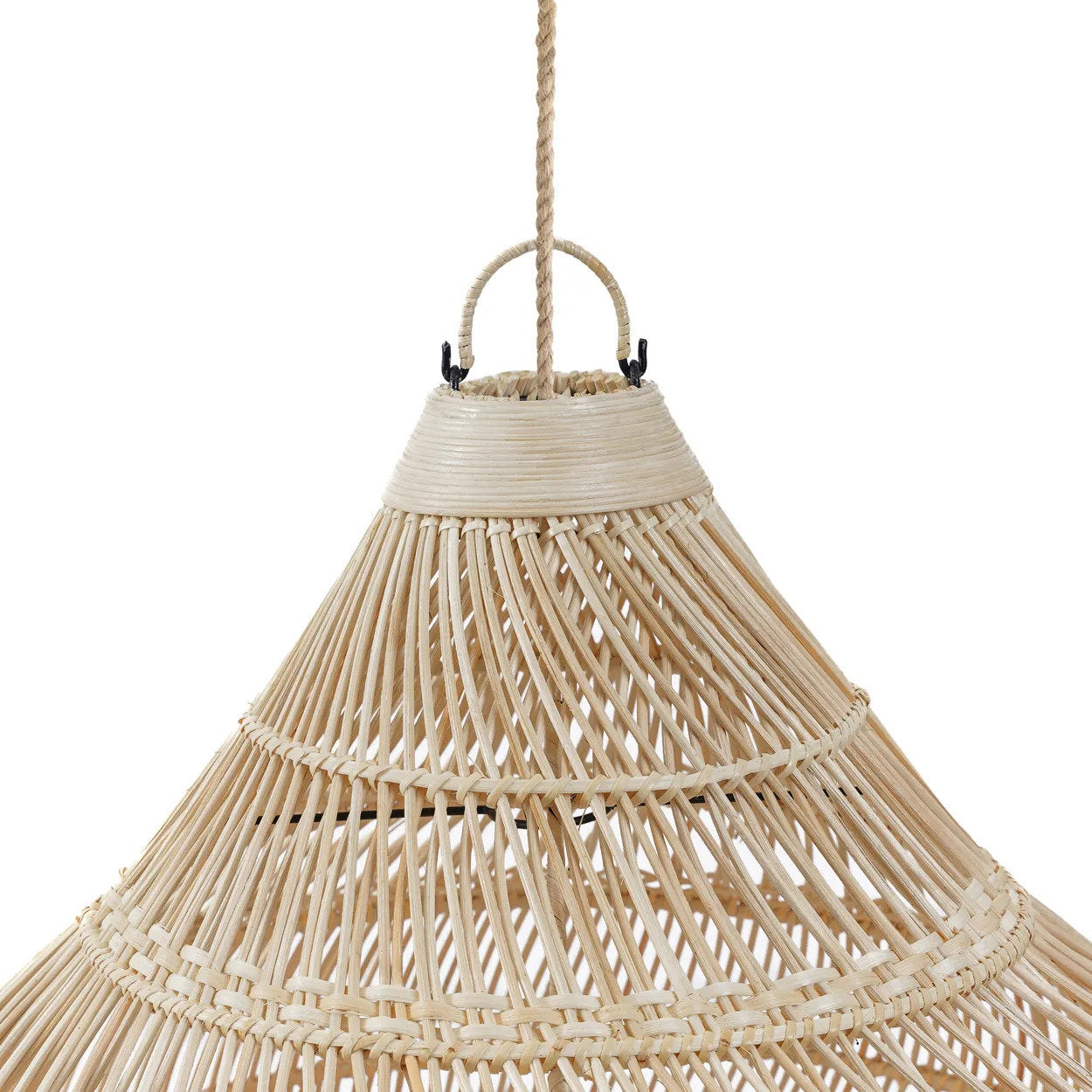 Drop Pendant Natural L – Rattan Hängelampe Bazar Bizar