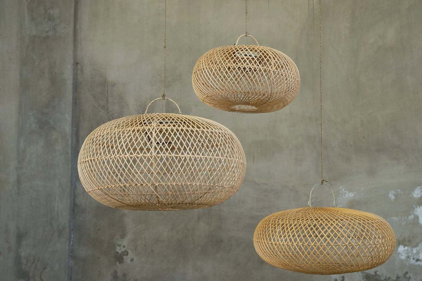 Wholly Pendelleuchte Natural S – Rattan Hängelampe | Bazar Bizar
