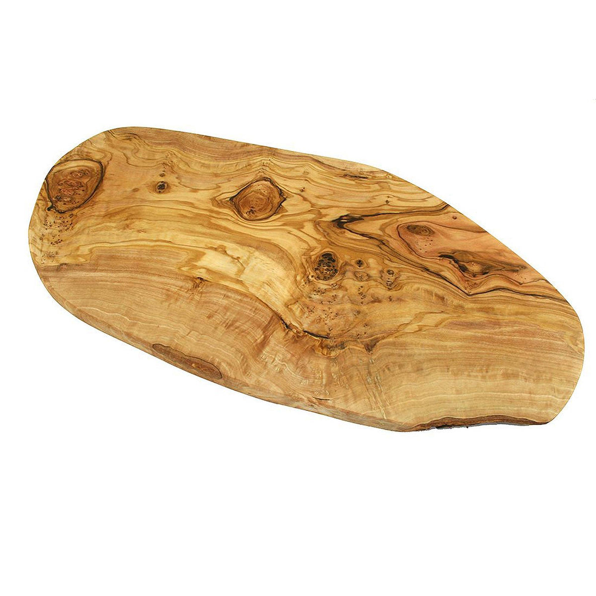 Schneidebrett aus Olivenholz Rustikal 25–29 cm – Jure