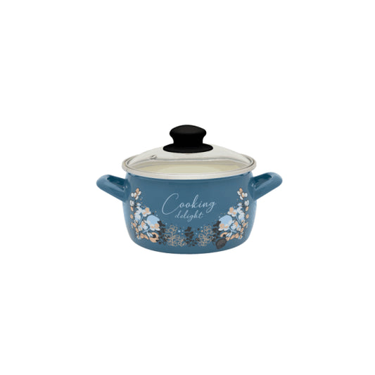 Metalac Original – Emaille Topfset Cooking Delight Blau | 3-teilig