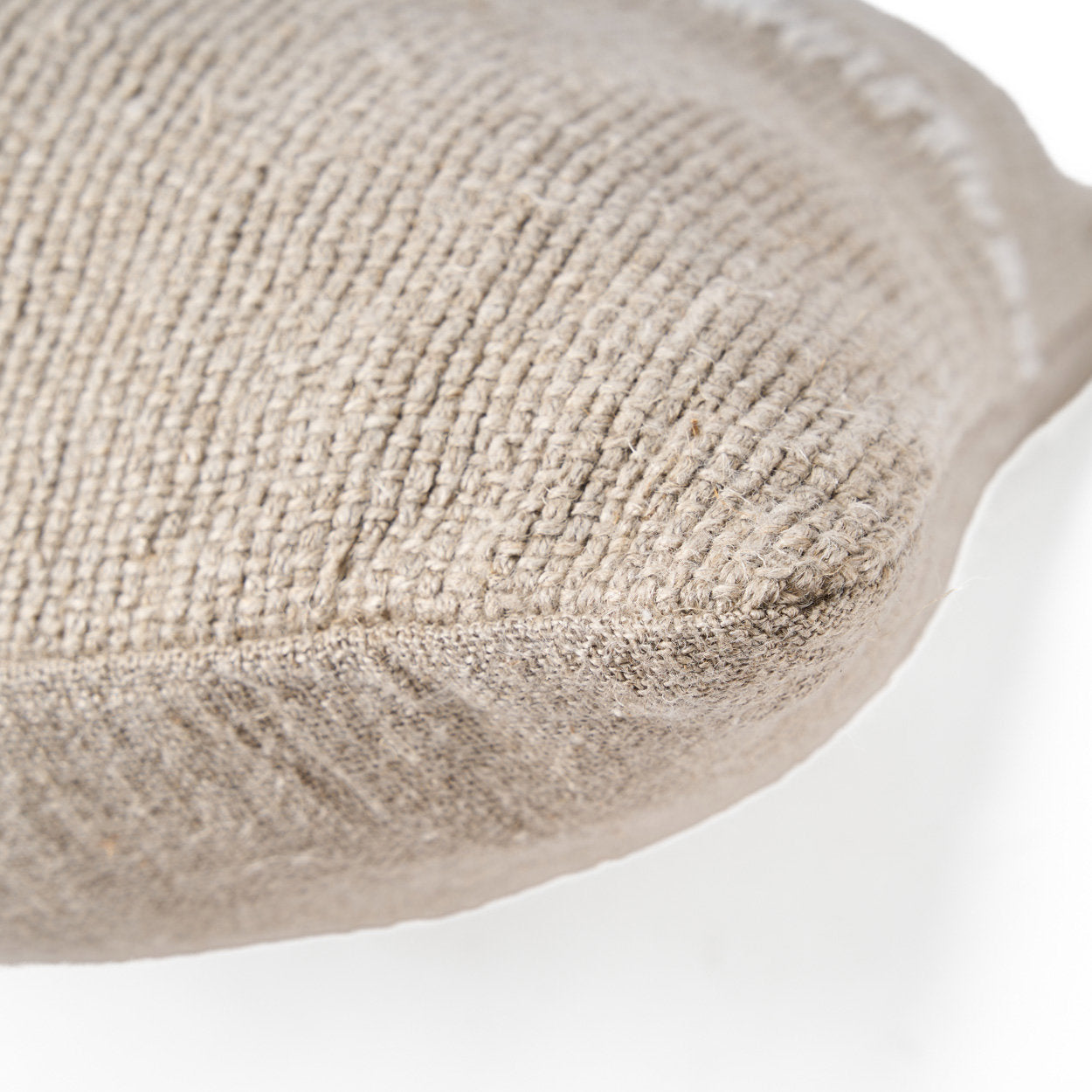 Bazar Bizar Leinen Kissenbezug Natural White 50x50 cm – Linen Stitch