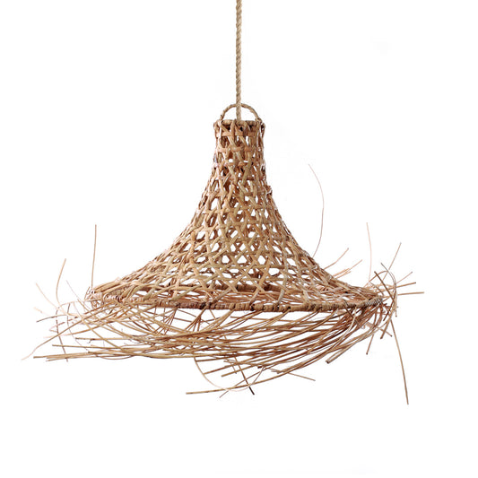 Mykonos Pendant Natural M – Rattan Hängelampe Bazar Bizar