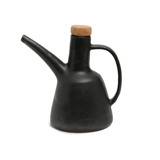 Bazar Bizar Olivenölflasche No. 79 – Schwarz Keramik