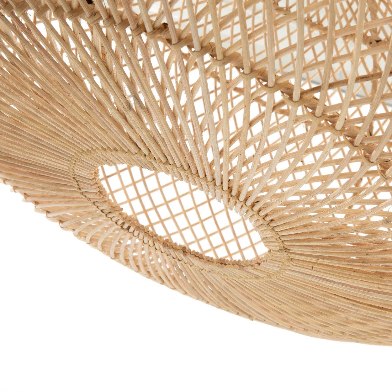 Wholly Pendant Natural L – Rattan Hängelampe Bazar Bizar