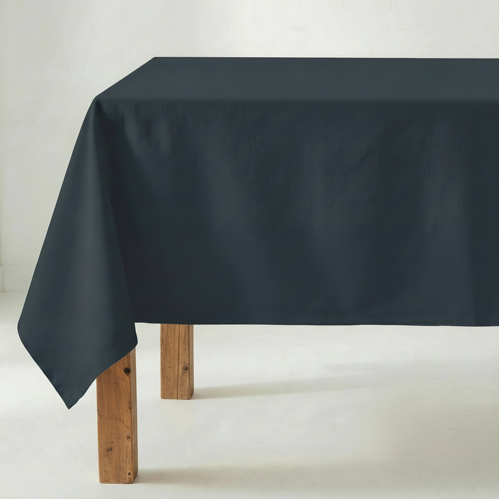 Tischdecke „Valentina“ – Dunkelblau | 180 x 140 cm & 200 × 140 cm