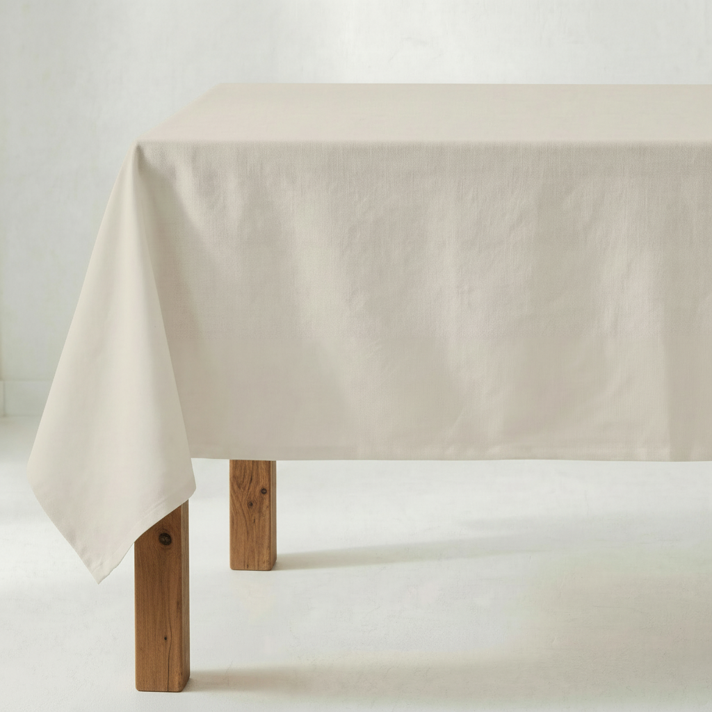 Tischdecke „Valentina“ – Creme | 140 × 180 & 140 × 200 cm