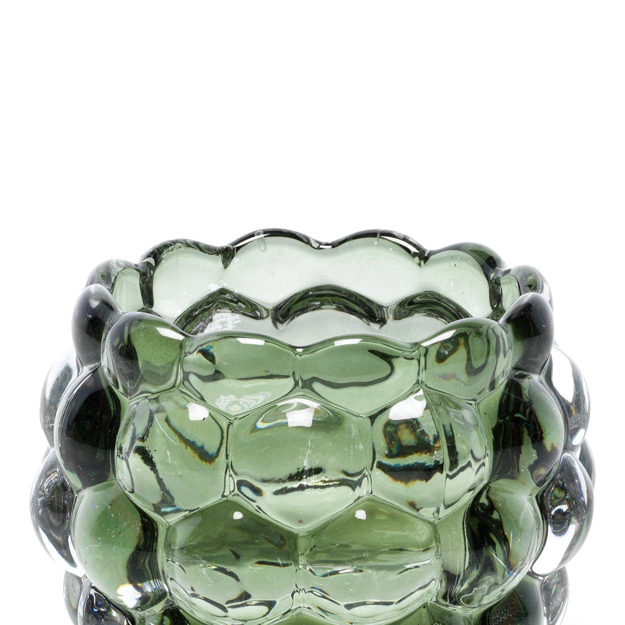 Bazar Bizar Bubble Glow Kerzenhalter – Grün