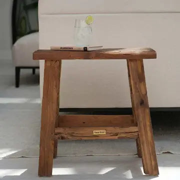 Fab Rustikaler Hocker Natur | Bazar Bizar