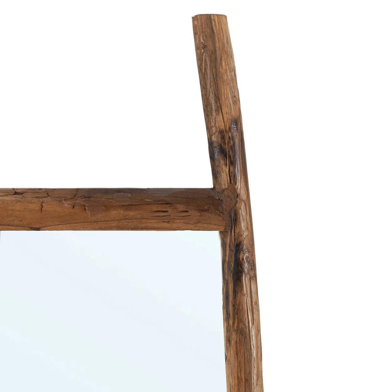 Bazar Bizar Standspiegel Natural 170 cm – Holz Ankleidespiegel