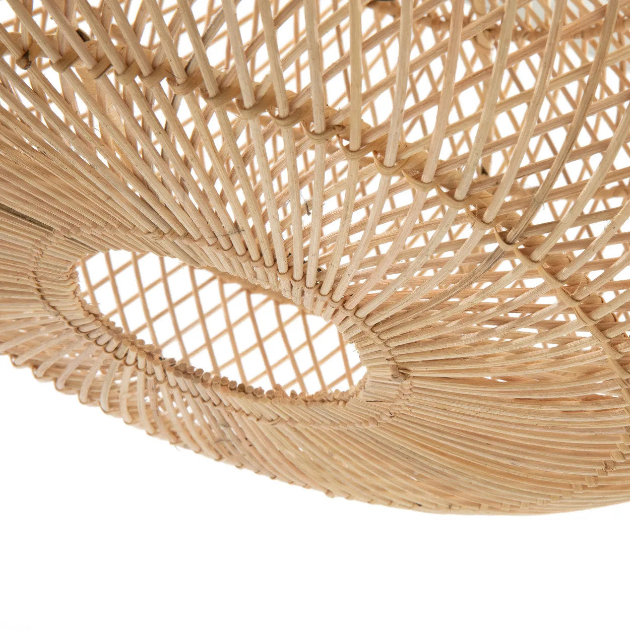 Wholly Pendant Natural M – Rattan Hängelampe Bazar Bizar
