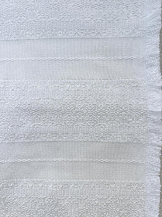 Handgewebte Tischdecke Weiß – Ana Design aus Kroatien