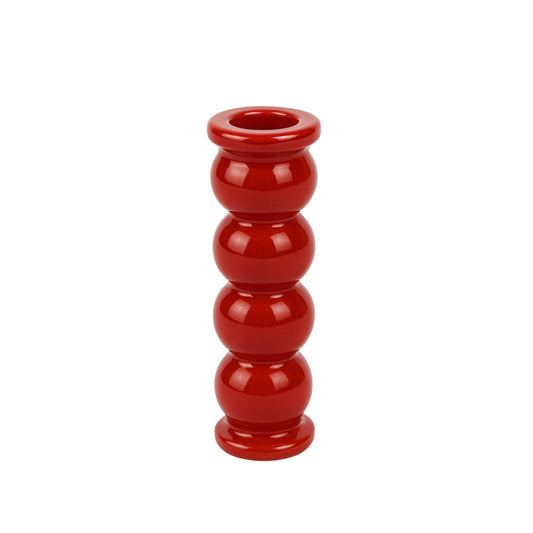 Kerzenhalter rot Keramik – Deko Kerzenständer modern | Gabriela - L