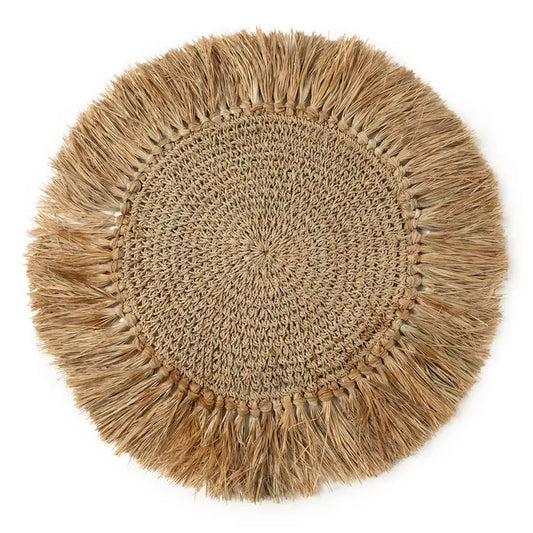 Raffia Untersetzer Natur – 4er Set | Bazar Bizar