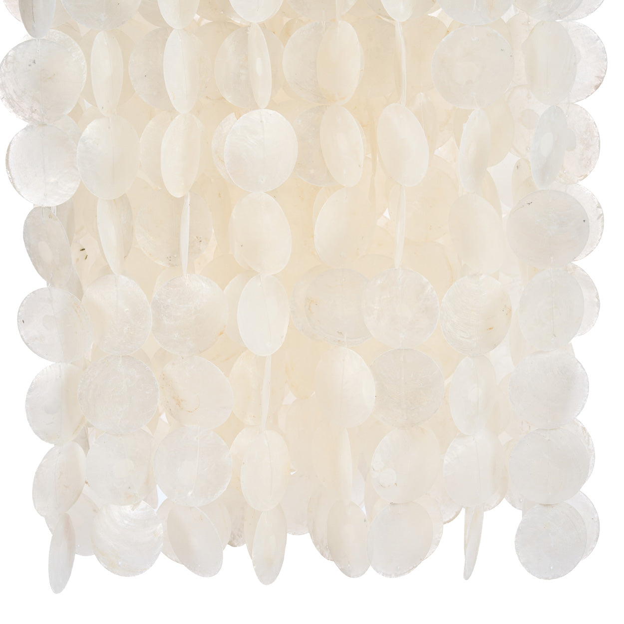 Moonlit Whispers Chandelier Natural M – Capiz Kronleuchter