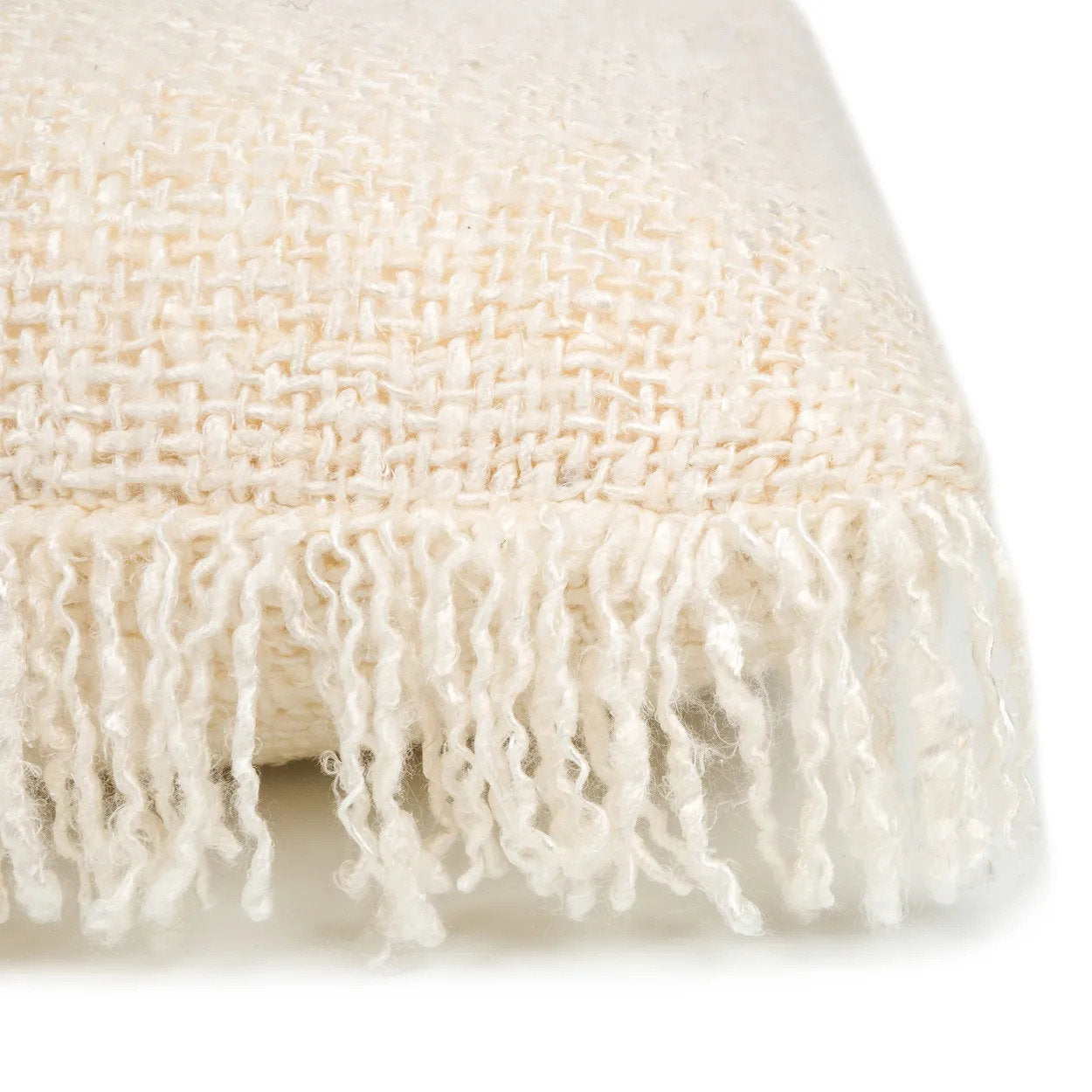 Bazar Bizar Kissenbezug Oh My Gee Creme 60x60 cm – Boho Baumwolle