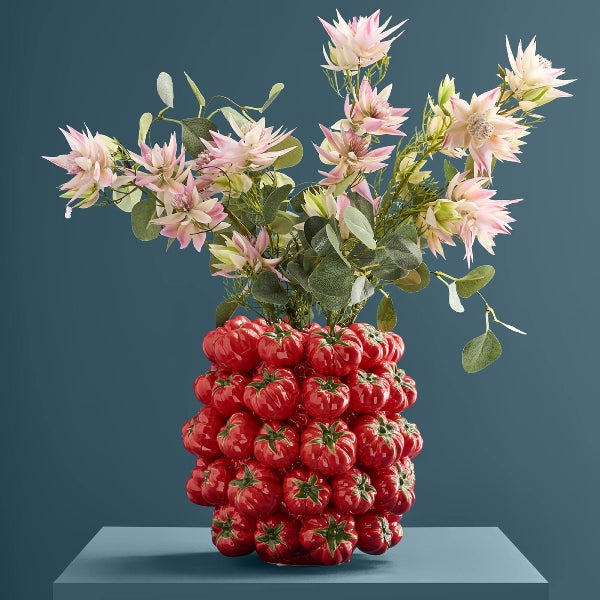 WERNS Tomatenvase aus Keramik – Designvase 27 cm | Handgefertigt