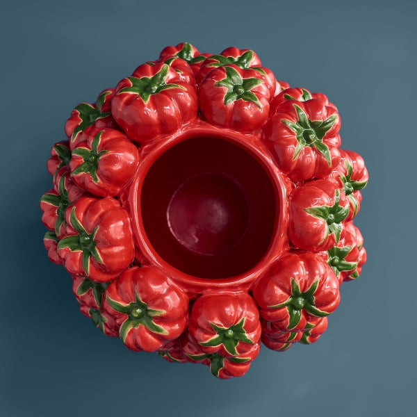 WERNS Tomatenvase aus Keramik – Designvase 27 cm | Handgefertigt