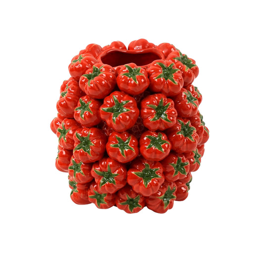 WERNS Tomatenvase aus Keramik – Designvase 27 cm | Handgefertigt