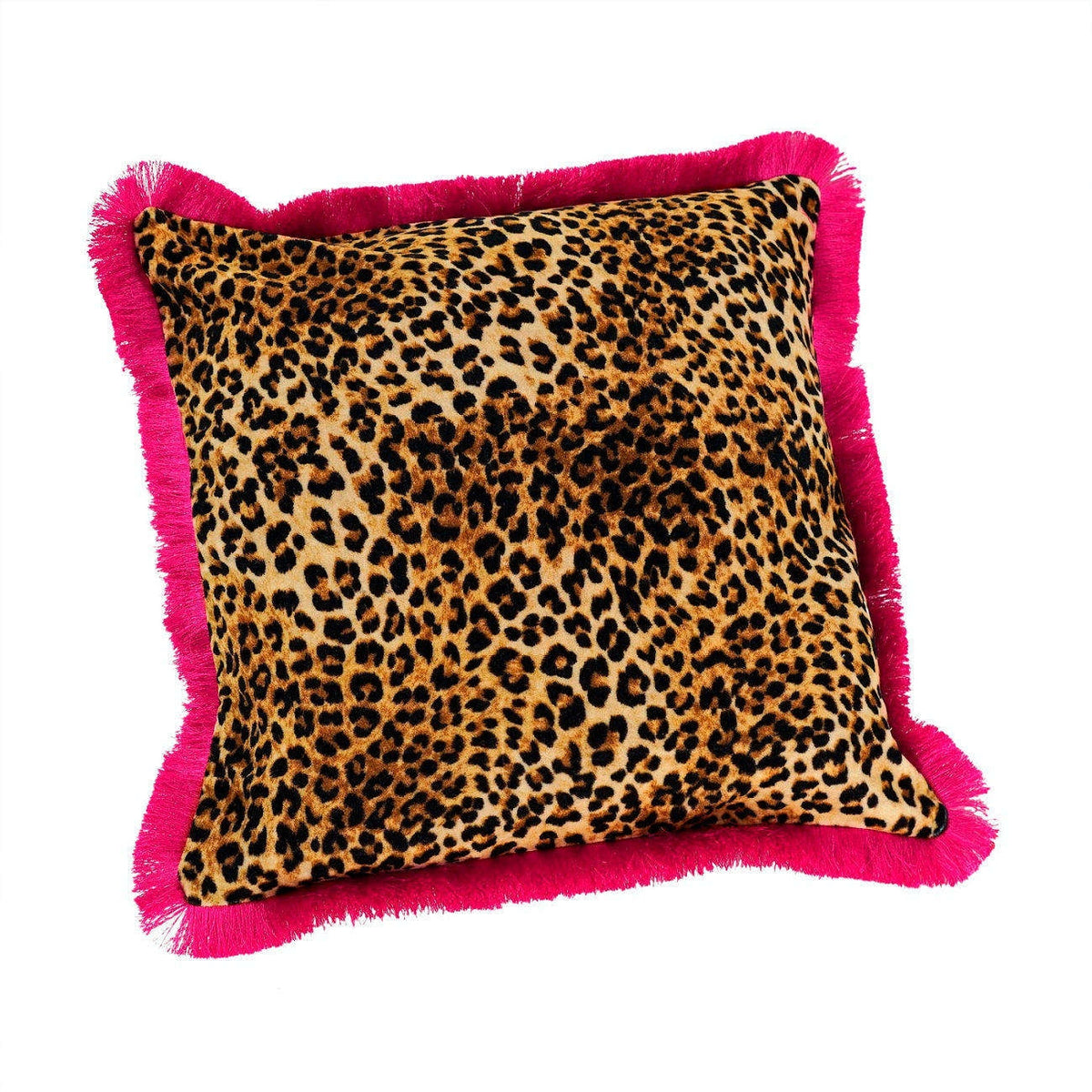 WERNS Dekokissen Jungle Love – Leo & Pink | 45 × 45 cm
